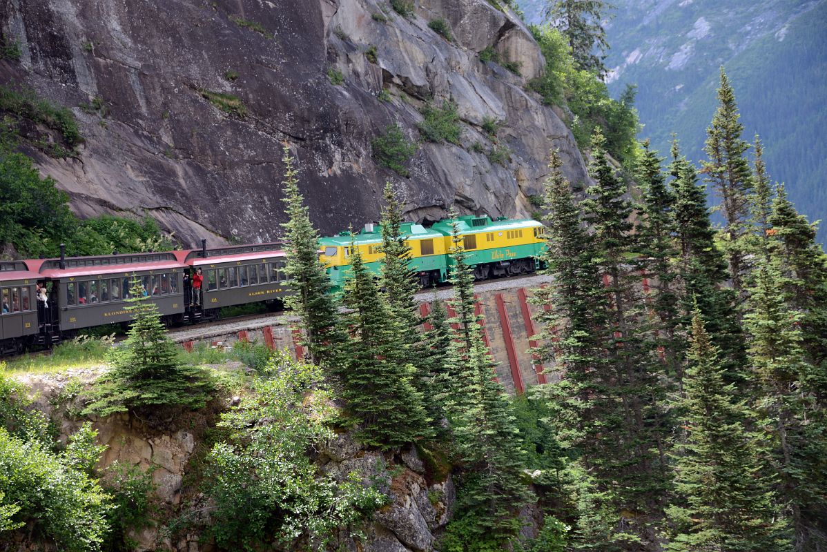 19B The White Pass and Yukon Route Train On Its Way To Skagway